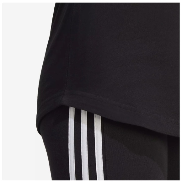 Adidas Womens Essentials Linear Loose Tank Top Black/White Size S NEW WITH TAGS - Picture 9 of 10